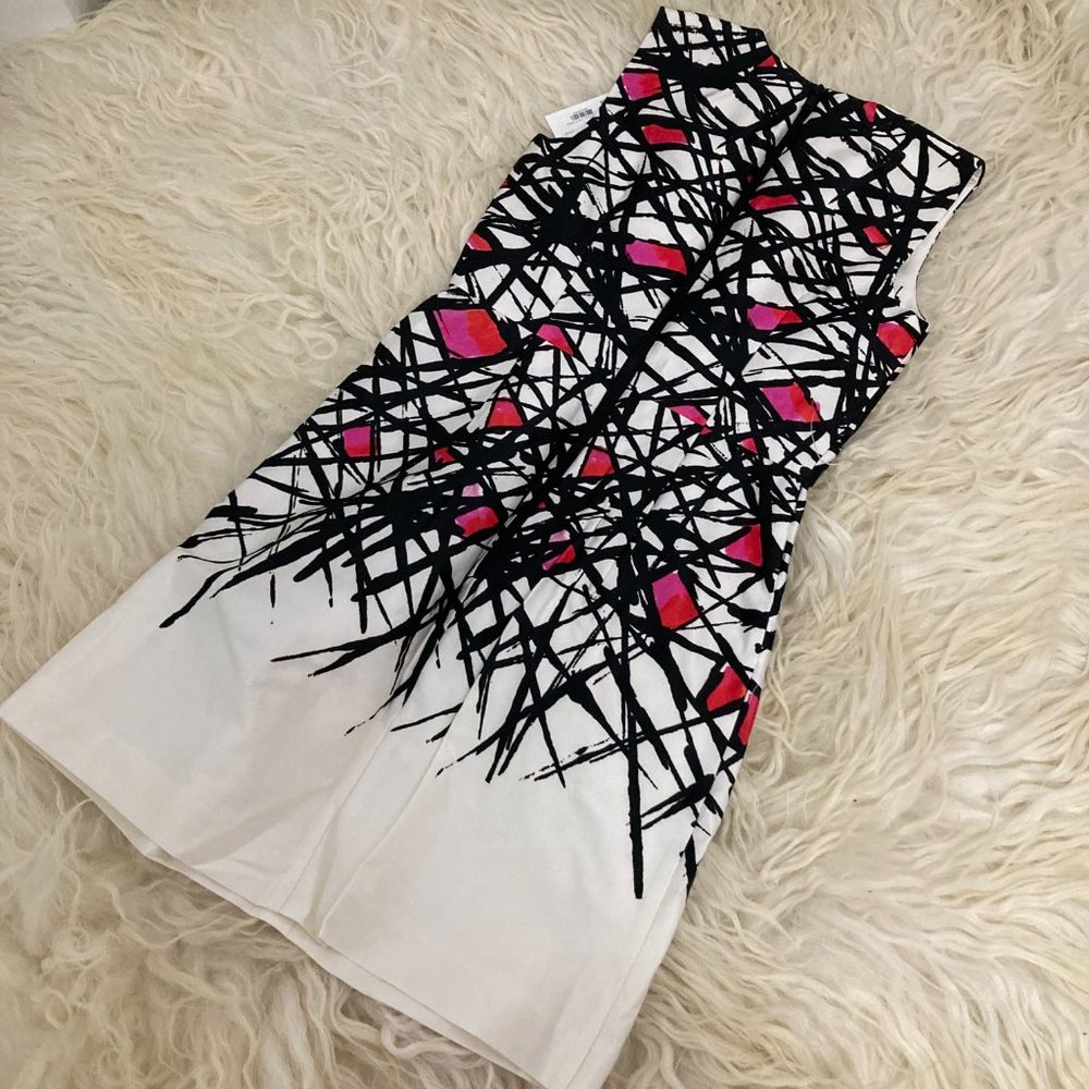 MILLY Printed Mini Dress - Picture 9 of 10